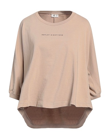 REPLAY Sweatshirt Beige 100% Baumwolle