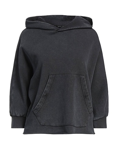 REPLAY Hooded track jacket  ESSENTIAL Charcoal 100% Cotton