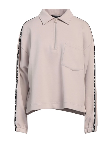 REPLAY Polo shirt ESSENTIAL Taupe 73% Cotton, 22% Polyester, 5% Elastane