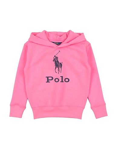 POLO RALPH LAUREN Sweatshirt Pink 90% Polyester, 10% Cotton, Elastane