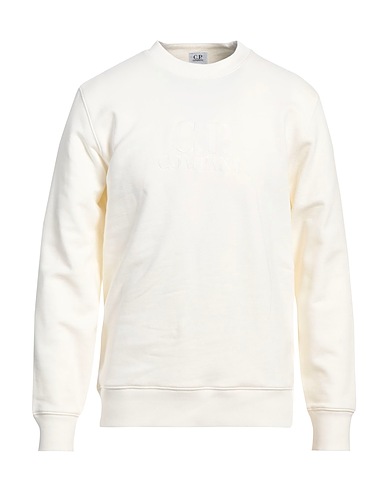 C.P. COMPANY Felpa Avorio 100% Cotone