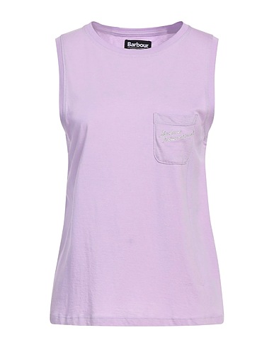 BARBOUR Vest INTERNATIONAL Mauve 50% Cotton, 50% Modal