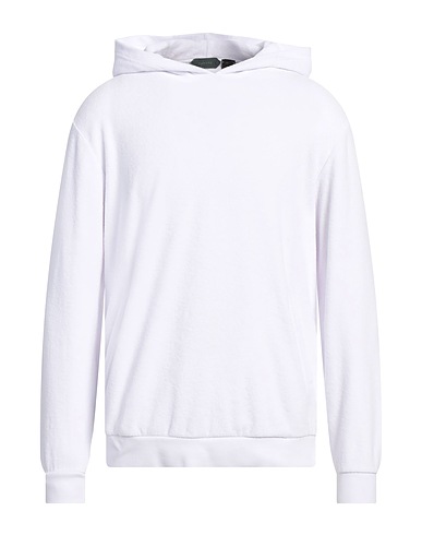 ZANONE Hooded track jacket  BY SLOWEAR White 100% Cotton