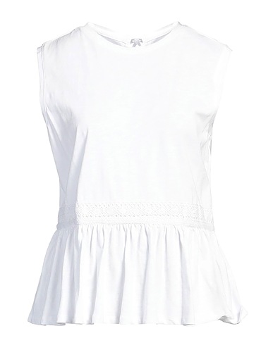BARBOUR Top Bianco 100% Cotone