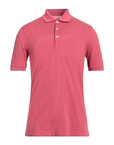 FEDELI Polo shirt Magenta 100% Cotton