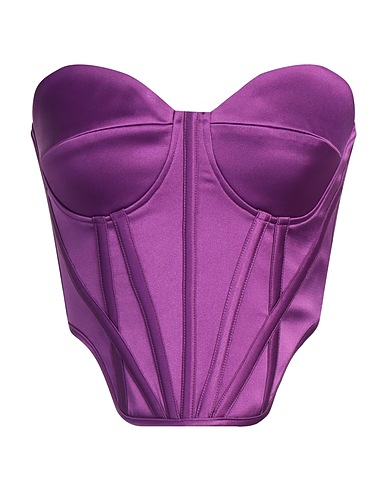 SILENCE LIMITED Bustier Purple 97% PES, 3% Elastane