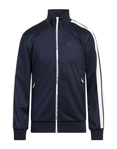 REPLAY スウェット ミッドナイトブルー ポリエステル 100%