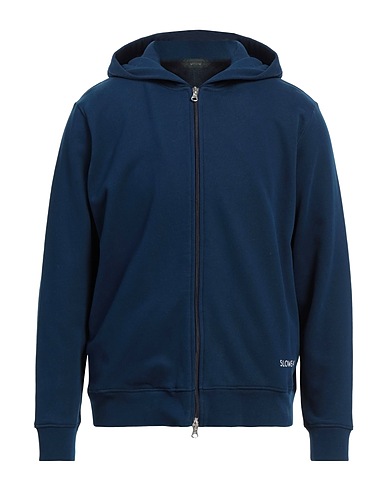 ZANONE Felpa BY SLOWEAR Blu 100% Cotone