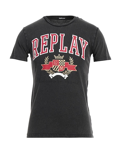 REPLAY T-shirt Black 100% Cotton