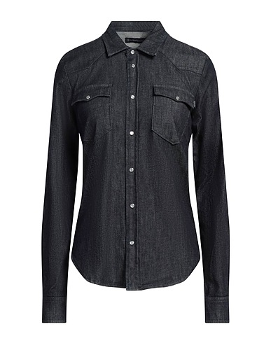 CIGALA'S Denim shirt Blue 99% Cotton, 1% Elastane