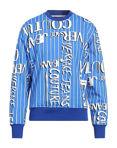 VERSACE JEANS COUTURE スウェット アジュールブルー コットン 100% / ポリウレタン