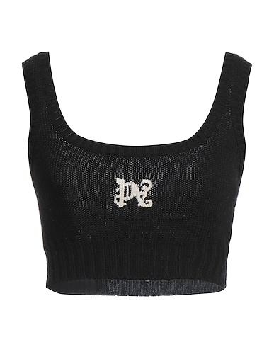 PALM ANGELS Top Black 40% Merino Wool, 30% Viscose, 20% Polyamide, 10% Cashmere, Wool