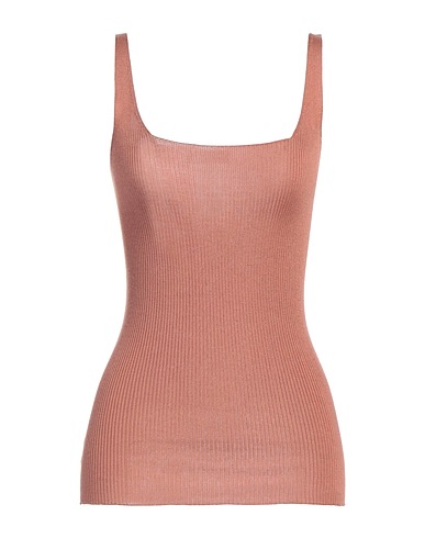 FABIANA FILIPPI Top Light brown 55% Silk, 45% Cotton