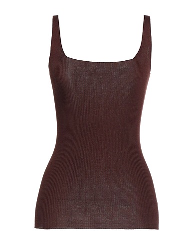 FABIANA FILIPPI Top Cioccolato 55% Seta, 45% Cotone