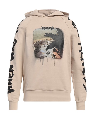 DISCLAIMER Felpa Beige 100% Cotone