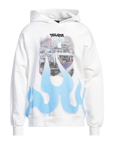 DISCLAIMER Hooded sweatshirt White 100% Cotton