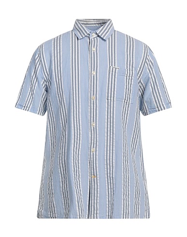 BARBOUR Striped shirt Azure 100% Cotton
