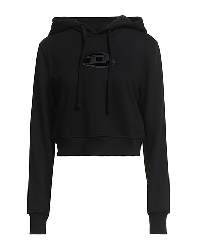 DIESEL Felpa Nero 60% Cotone, 40% Poliestere, Elastan