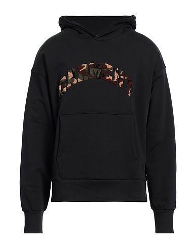 GARMENT WORKSHOP Hooded track jacket  Black 100% Cotton