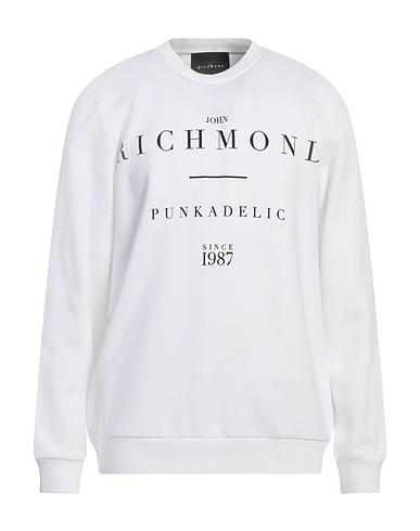 JOHN RICHMOND Sweatshirt White 100% Cotton