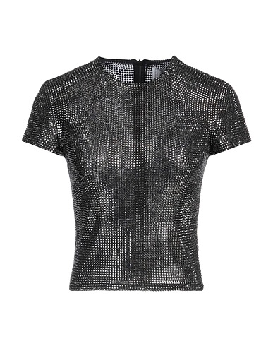 GIUSEPPE DI MORABITO Top Black 82% Polyamide, 18% Elastane, Glass