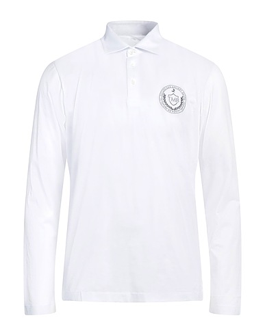 TOMBOLINI Polo shirt White 100% Cotton