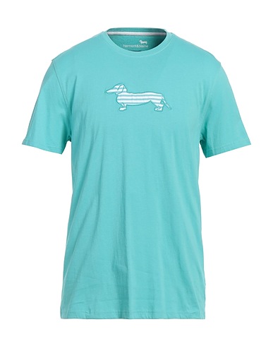 HARMONT & BLAINE T-shirt Turquoise 100% Cotton
