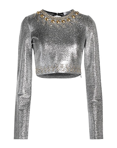 RABANNE Top Silver 73% Viscose, 20% Polyester, 7% Elastane