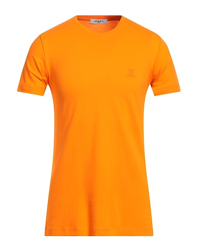 UNGARO Basic T-Shirt Orange 94% Cotton, 6% Elastane