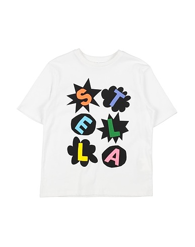 STELLA McCARTNEY KIDS T-shirt White 100% Cotton, Elastane