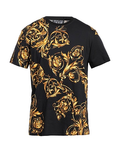 VERSACE JEANS COUTURE T-shirt Black 100% Cotton