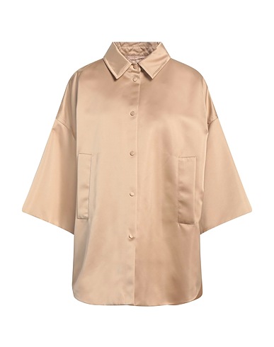 SEVENTY VENEZIA Solid color shirts & blouses Sand 100% Polyester