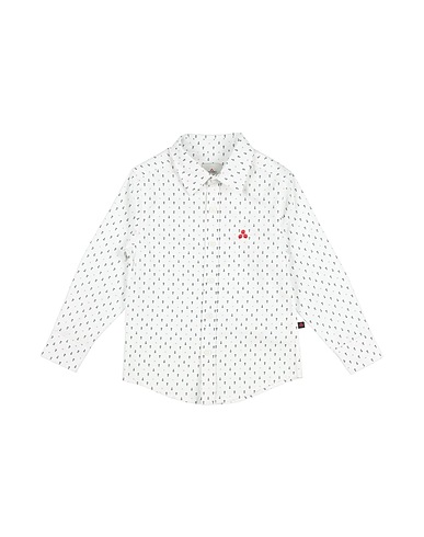 PEUTEREY Patterned shirt White 97% Cotton, 3% Elastane