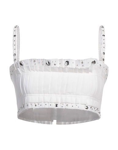 RABANNE Top White 58% Cotton, 42% Polyester