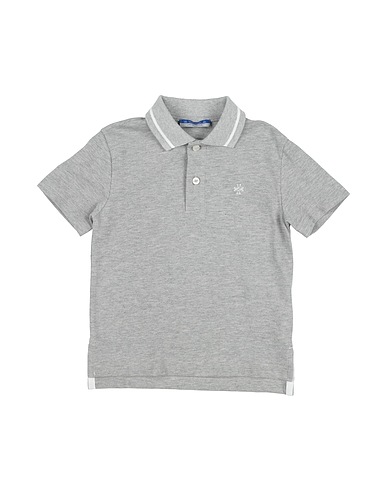 JACOB COHЁN Polo shirt Grey 100% Cotton