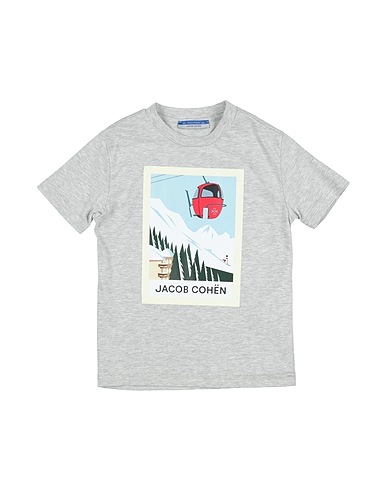 JACOB COHЁN T-shirt Grigio 100% Cotone