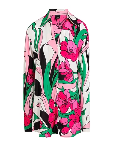 PINKO Floral shirts & blouses FUCSIA 97% Viscose, 3% Elastane