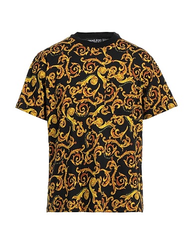 VERSACE JEANS COUTURE T-Shirt Schwarz 100% Baumwolle
