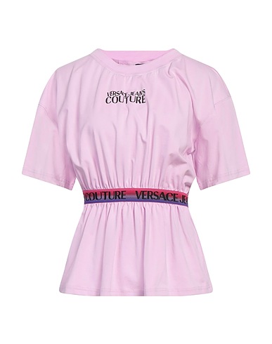 VERSACE JEANS COUTURE Top Lilac 94% Cotton, 6% Elastane