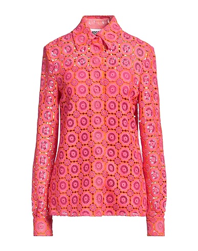 MOSCHINO Lace shirts & blouses COUTURE Pink 100% Polyester