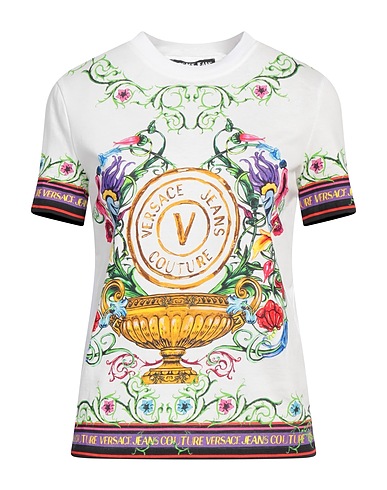 VERSACE JEANS COUTURE T-shirt White 100% Cotton