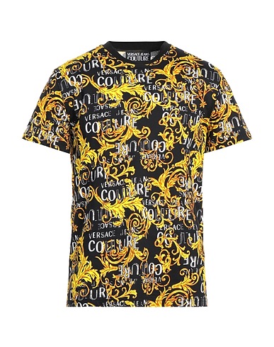 VERSACE JEANS COUTURE T-shirt Black 100% Cotton