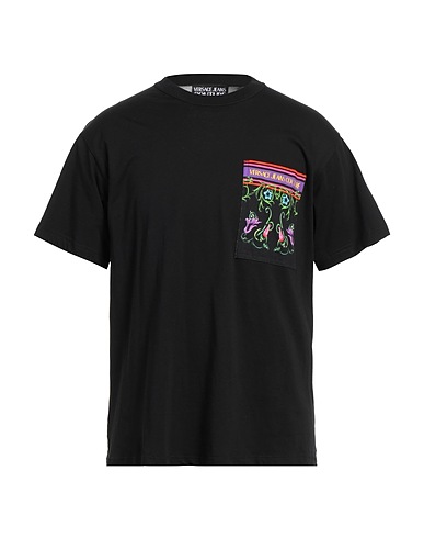 VERSACE JEANS COUTURE T-shirt Black 100% Cotton