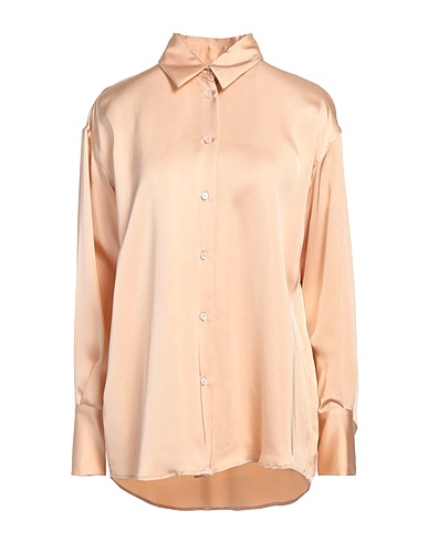 FABIANA FILIPPI Solid colour shirts & blouses Apricot 100% Viscose
