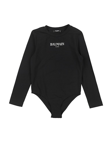 BALMAIN トップス ブラック コットン 92% / ポリウレタン 8%