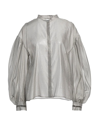 FABIANA FILIPPI Camisa de cuadros 48% Algodón, 30% Viscosa, 22% Poliamida, Ecobrass