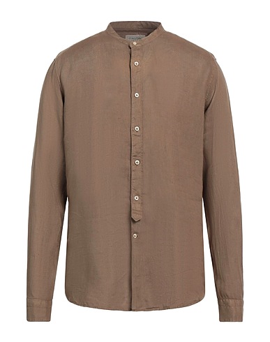 TINTORIA MATTEI 954 Linen shirt Khaki 100% Linen