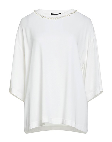 FABIANA FILIPPI Top 96% Viscosa, 4% Elastán, Nailon, Cristal, Resina