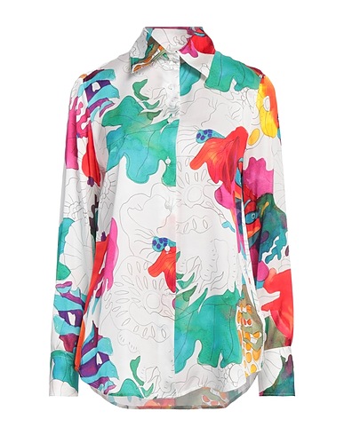 BRIAN DALES Floral shirts & blouses Red 100% Viscose