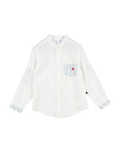 PEUTEREY Patterned shirt White 100% Linen